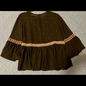 Chelsea & Violet sheer blouse